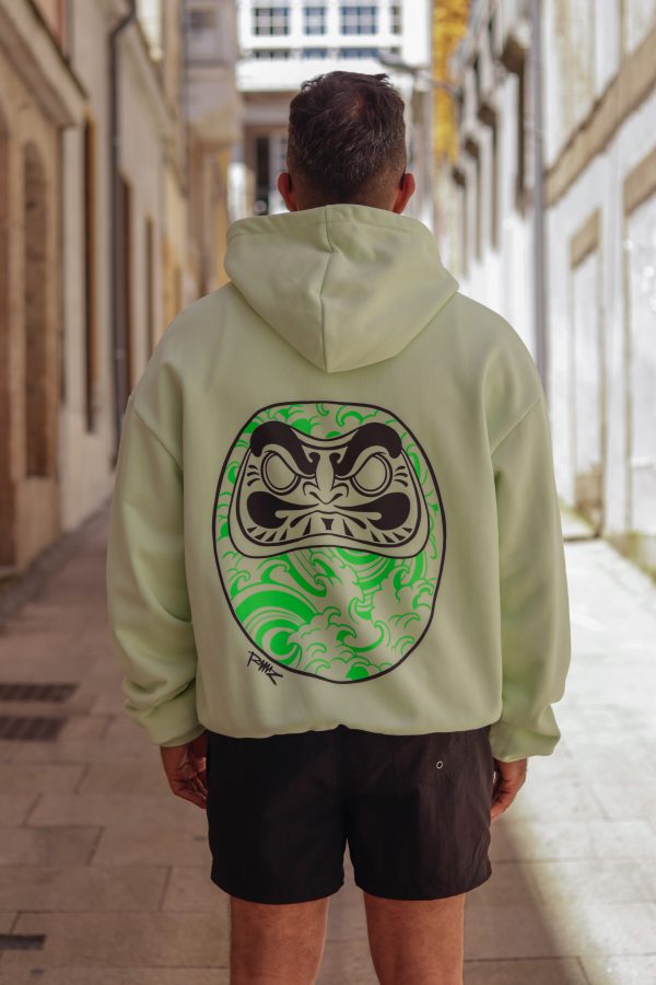 Sudadera Daruma-verde-espalda-2