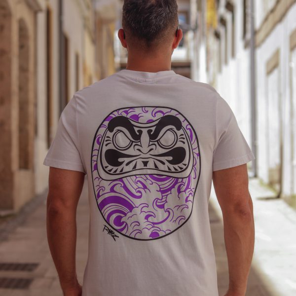 Camisetas efecto teñido DARUMA-Lila