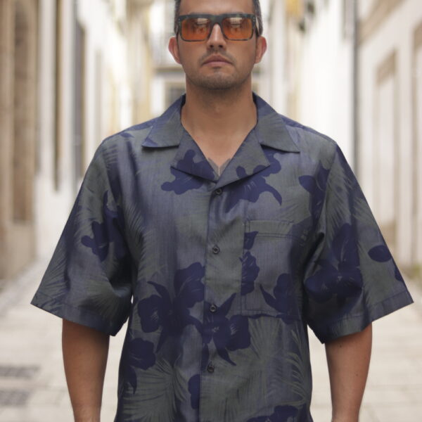 Camisa Relax FLORES oversize