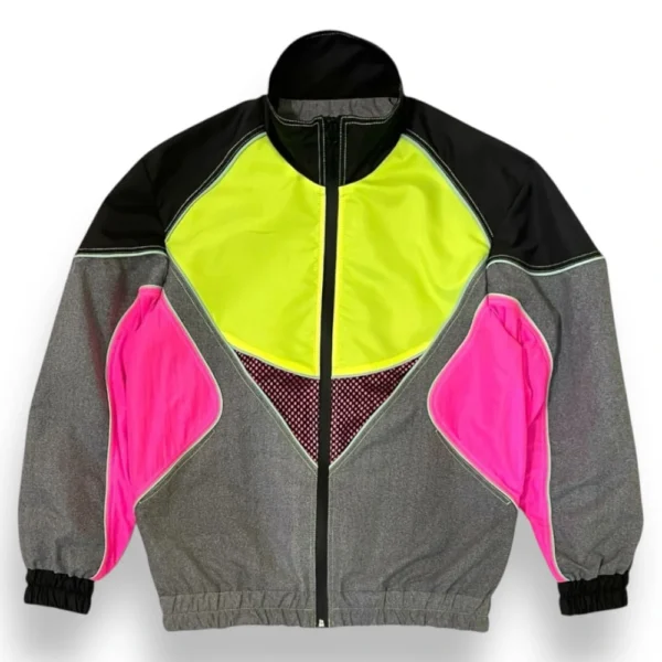 chaqueta vórtice multicolor neón de ferdy ferdystreetwear