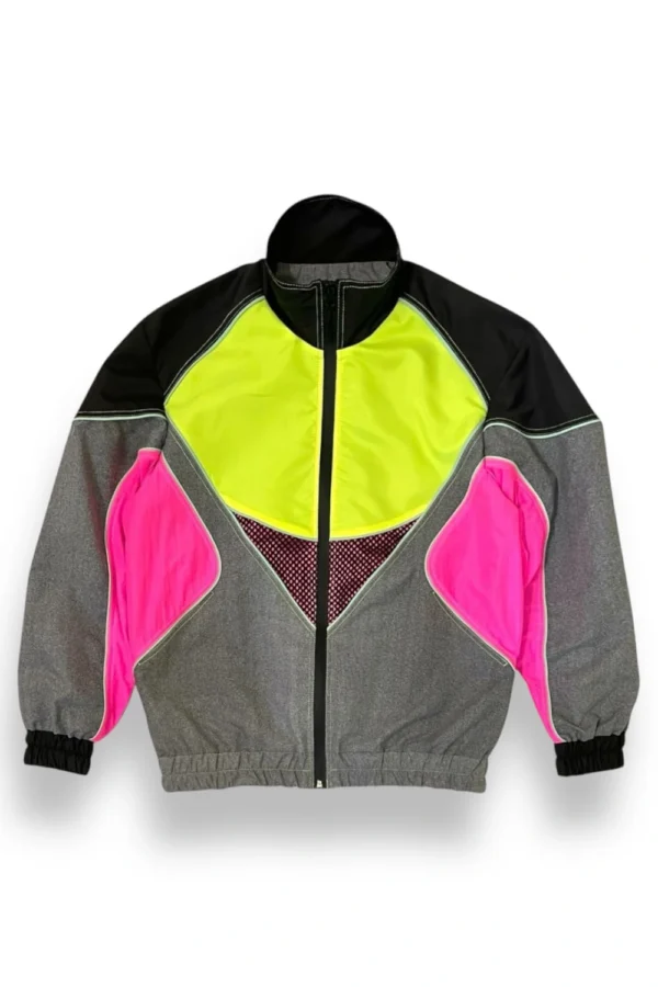 chaqueta vórtice multicolor neón de ferdy ferdystreetwear