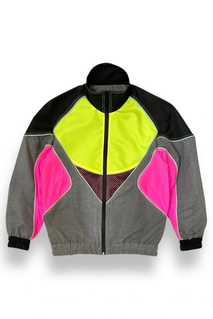 chaqueta vórtice multicolor neón de ferdy ferdystreetwear