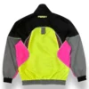 espalda de la chaqueta vórtice multicolor neón de ferdy ferdystreetwear