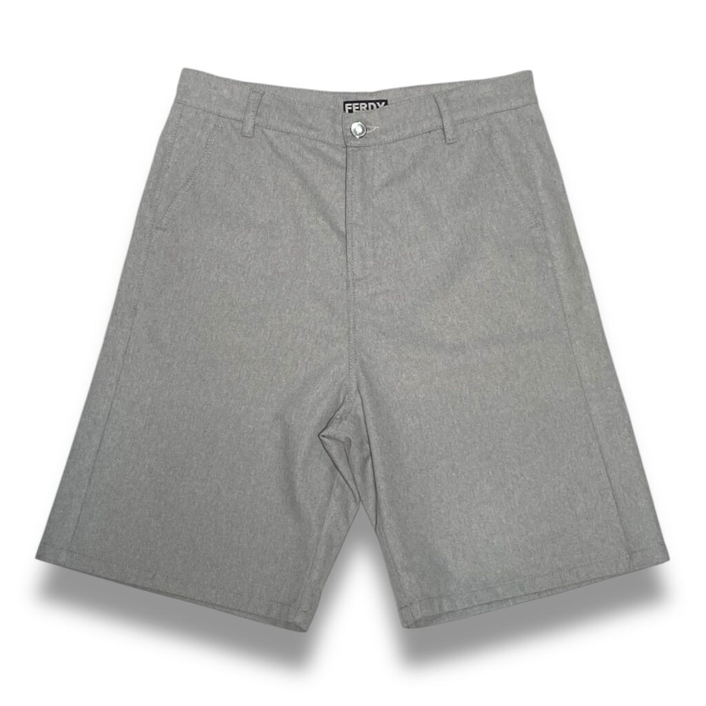 Bermudas denim - Gris claro