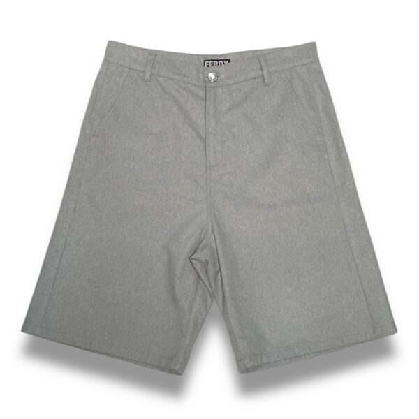 Bermudas denim - Gris claro
