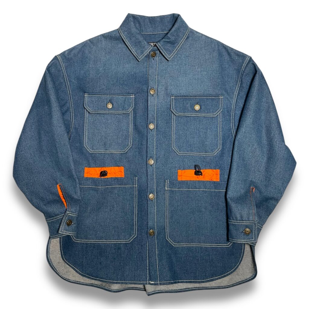 Sobrecamisa WORKER oversize - Denim azul