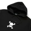 detalle del hoodie calavera distorsionada de ferdy ferdystreetwear