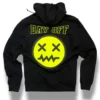 espalda del hoodie day off de color negro de ferdy ferdystreetwear