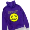 espalda del hoodie day off de color ultravioleta de ferdy ferdystreetwear