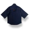 espalda de la sobrecamisa de manga corta denim de ferdy ferdystreetwear