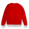 espalda de la sudadera sin capucha básica color rojo de ferdy ferdystreetwear