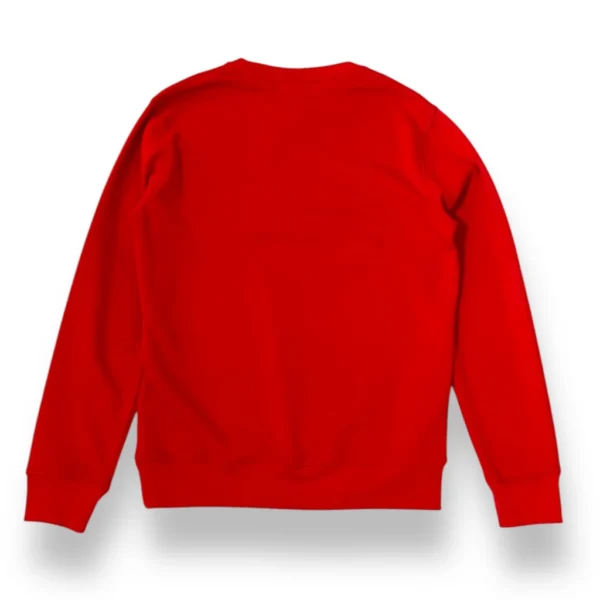 espalda de la sudadera sin capucha básica color rojo espalda de la sudadera sin capucha básica color rojo de ferdy ferdystreetwear