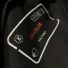 detalle del origen de la camiseta check in color negro de ferdy ferdystreetwear