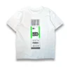 espalda de la camiseta check in color blancode ferdy ferdystreetwear