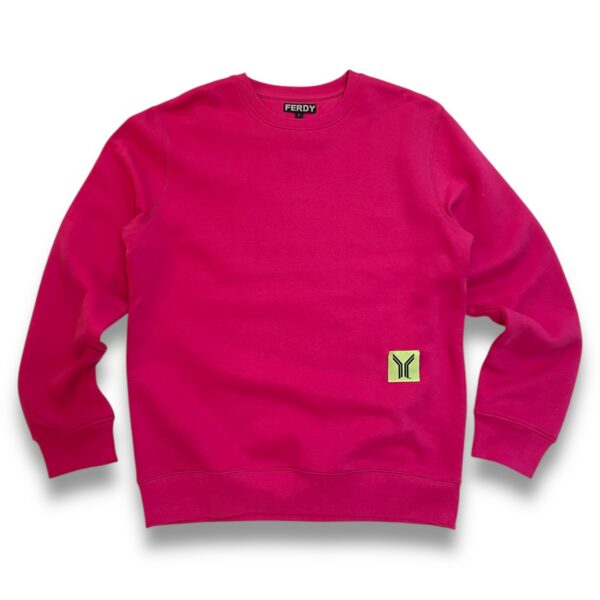 Sudadera sin capucha Básica - Magenta