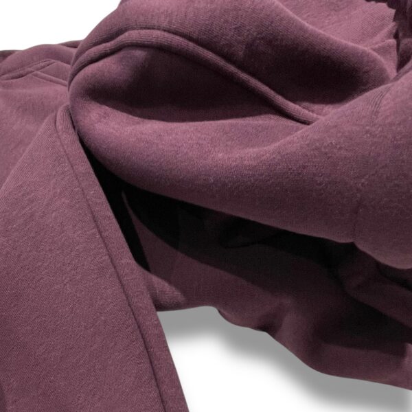 Hoodie con cremallera - Color uva