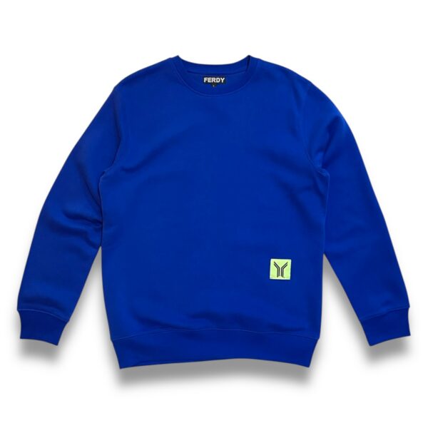 Sudadera sin capucha Básica - Azul Klein