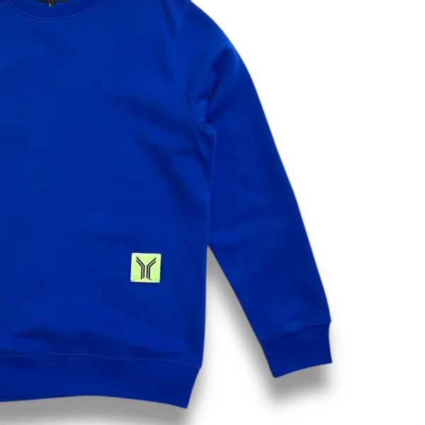 sudadera sin capucha básica azul klein de ferdystreetwear